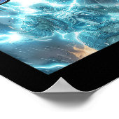 Poster Agressivement humide - Drôle foudre dur Squelette (Coin)