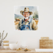 Poster Agricole - Art d'archives (Cuisine)