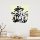 Poster Agricole - Art d'archives (Cuisine)