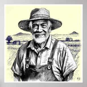 Poster Agricole - Art d'archives