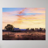 Poster Agriculteurs Matin Painterly (Devant)