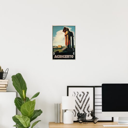 Poster Agrigento (Bureau à domicile)