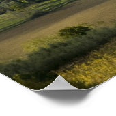 Poster Agritourisme autour de Montepulciano, Toscane, Ita (Coin)