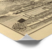 Poster Agritourisme de vue agréable (Coin)