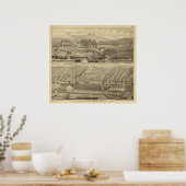 Poster Agritourisme de vue agréable (Cuisine)