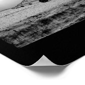 Poster Agritourisme rural d'hiver B&W (Coin)