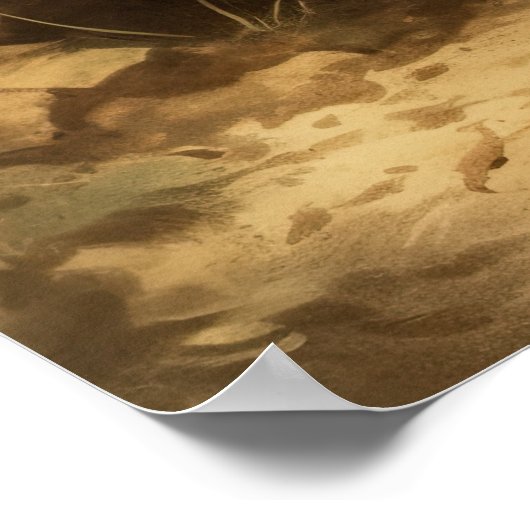 Poster Agritourisme vintage Roster (Coin)