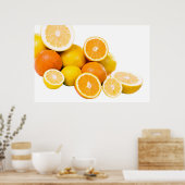 Poster agrumes (Cuisine)