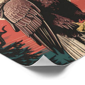 Poster Águila Vigilante del Bosque (Coin)