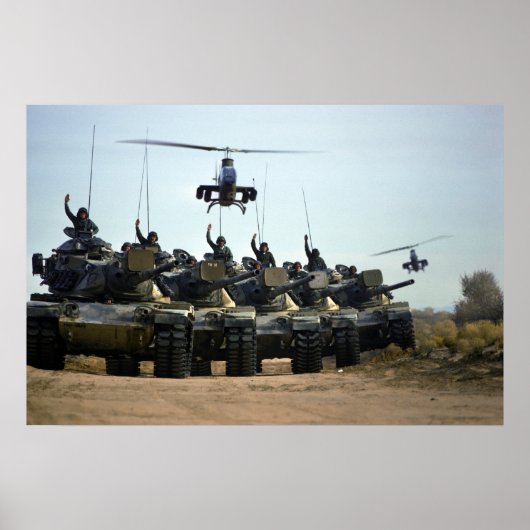 Poster AH-1 Cobras et M60 Pattons (Devant)