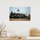 Poster AH-1 Cobras et M60 Pattons (Cuisine)