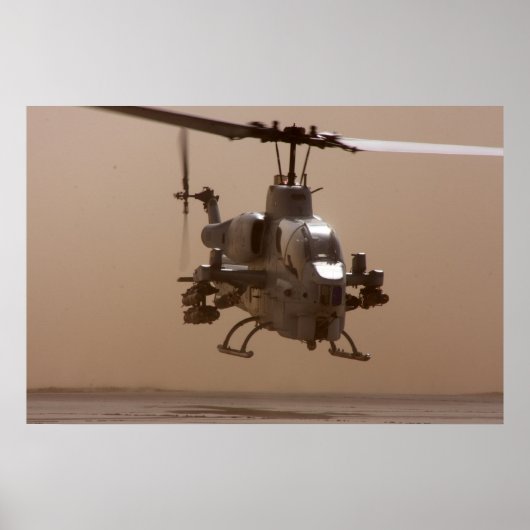 Poster AH-1W Super Cobra (Devant)