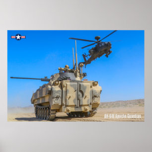 POSTER AH-64E APACHE GUARDIAN