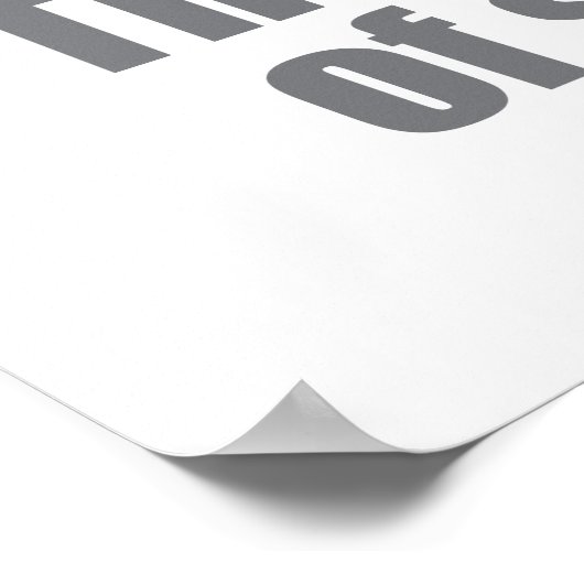 Poster Ah ! L'Élément de Surprise Funny Chemistry Joke (Coin)