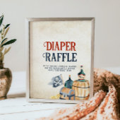 Poster Ahoy C'est un garçon Baby shower Déchirer Signe Ra