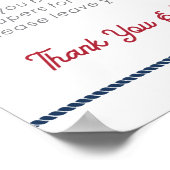 Poster Ahoy C'est un garçon Nautique Douche Dépouillette (Coin)