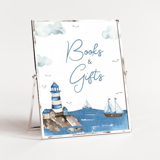 Poster Ahoy It’s A Boy Livres et cadeaux nautiques