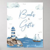 Poster Ahoy It’s A Boy Livres et cadeaux nautiques (Devant)