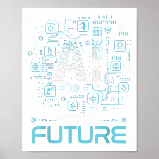 Poster Ai Est Le Futur Don Artificiel D'Intelligence _ Un (Devant)