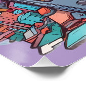 Poster AI Téléchargeable sur la violence domestique Hotli (Coin)