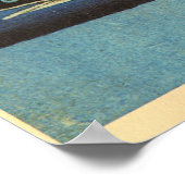 Poster Ai (truite) - Photos japonaises couleur Hiroshige (Coin)