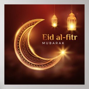 Poster Aïd el-Fitr Moubarak