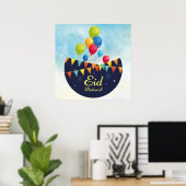 Poster Aïd Moubarak (Bureau à domicile)
