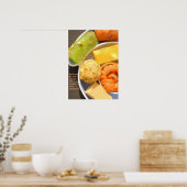 Poster Aïd Moubarak saluant (Cuisine)