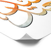 Poster Aïd Saeed [Moubarak] Coloré (Coin)