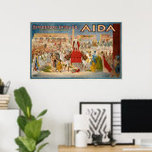 Poster Aida de Giuseppe Verdi (Bureau à domicile)