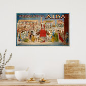 Poster Aida de Giuseppe Verdi (Cuisine)