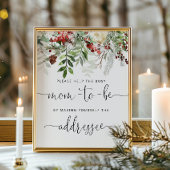 Poster Aide à feuillage persistant à la maman occupée Adr