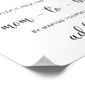 Poster Aide à feuillage persistant pour la maman occupée (Coin)