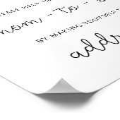 Poster Aide à feuillage persistant pour la maman occupée  (Coin)