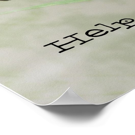 Poster Aide à sauver l'affiche Monarch (Coin)