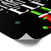 Poster Aide alimentaire Elf Xmas drôle Famille correspond (Coin)