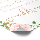 Poster Aide d'automne pour les parents occupés Adresse d' (Coin)