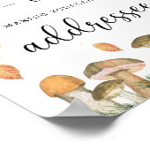 Poster Aide d'automne pour les parents occupés Adresse d' (Coin)