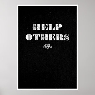 Poster Aide d'autres