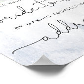 Poster Aide d'hiver à la mariée occupée Adresse une envel (Coin)