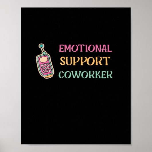 Poster Aide émotionnelle Coworker Basic (Devant)