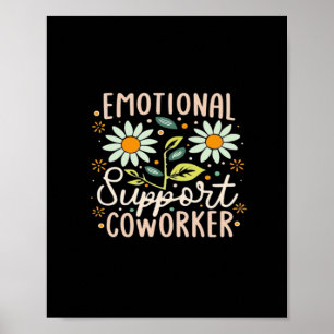 Poster Aide émotionnelle Coworker Classic Chill Meme