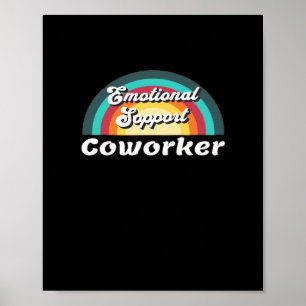 Poster Aide émotionnelle Coworker Classic Chilling Meme