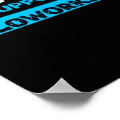 Poster Aide émotionnelle Coworker Funny Sloth (Coin)