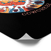 Poster Aide émotionnelle Coworker Office Compagnon Classi (Coin)