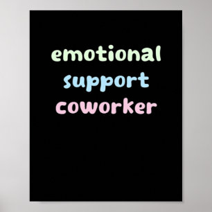 Poster Aide émotionnelle Coworker Trending Sloth