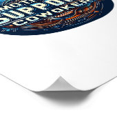 Poster Aide émotionnelle Coworker, Typographie Classique (Coin)