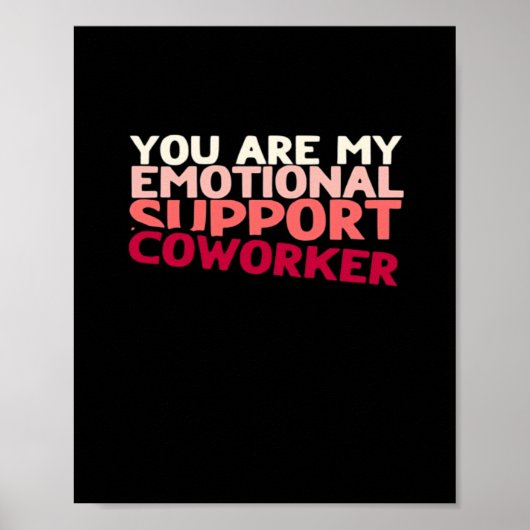 Poster Aide émotionnelle Coworker Viral Sloth (Devant)