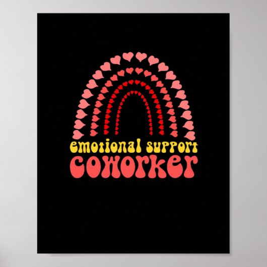 Poster Aide émotionnelle Coworker Work Bestie Classic (Devant)