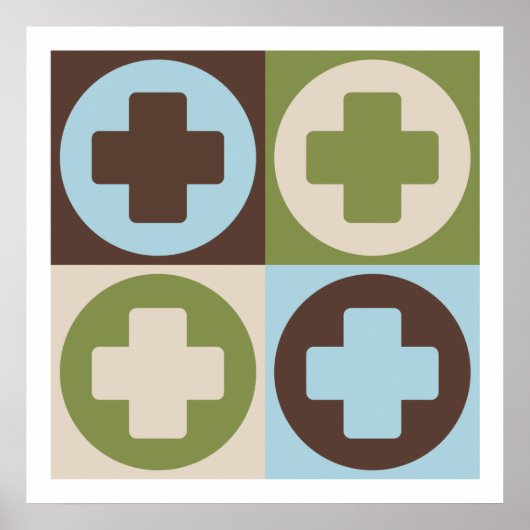 Poster Aide Médicale Pop Art (Devant)